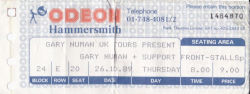 London Ticket 1989